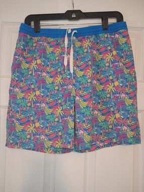 Chubbies Boys Swim Trunks Size XL (18/20) Tropical Bunches